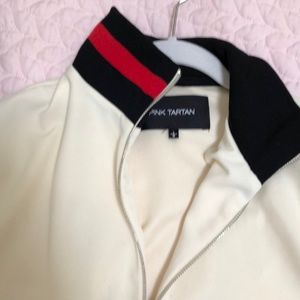 Pink Tartan track zip up